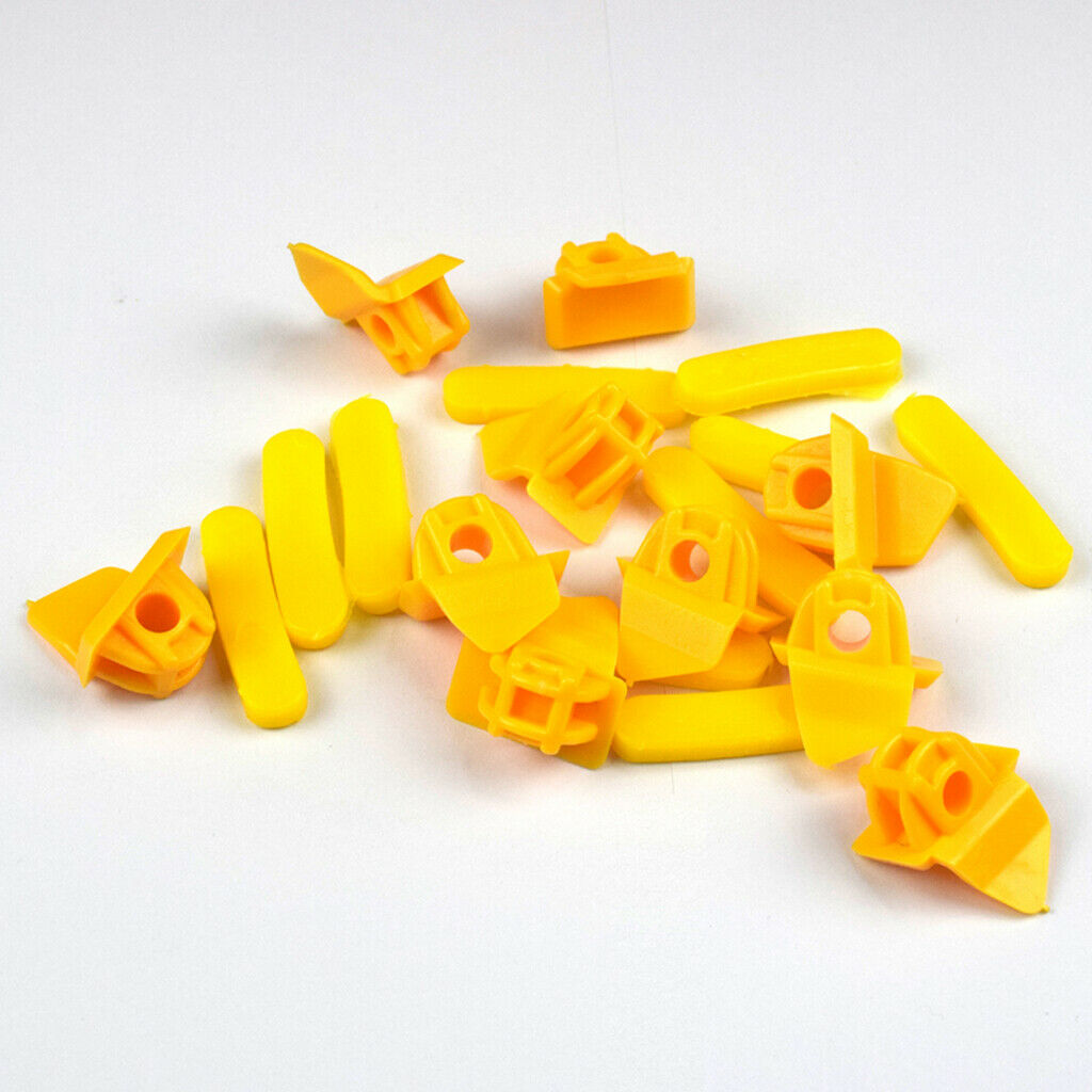 10 lot 44mm Yellow Plastic Tire Changer Bead Breaker Bird Head Remover Pad