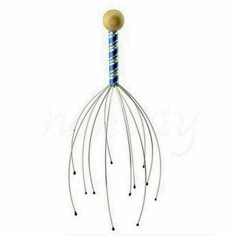 Steel Wire Head Neck Scalp Scratch Massager Massage Octopus Stress Relaxed Tools