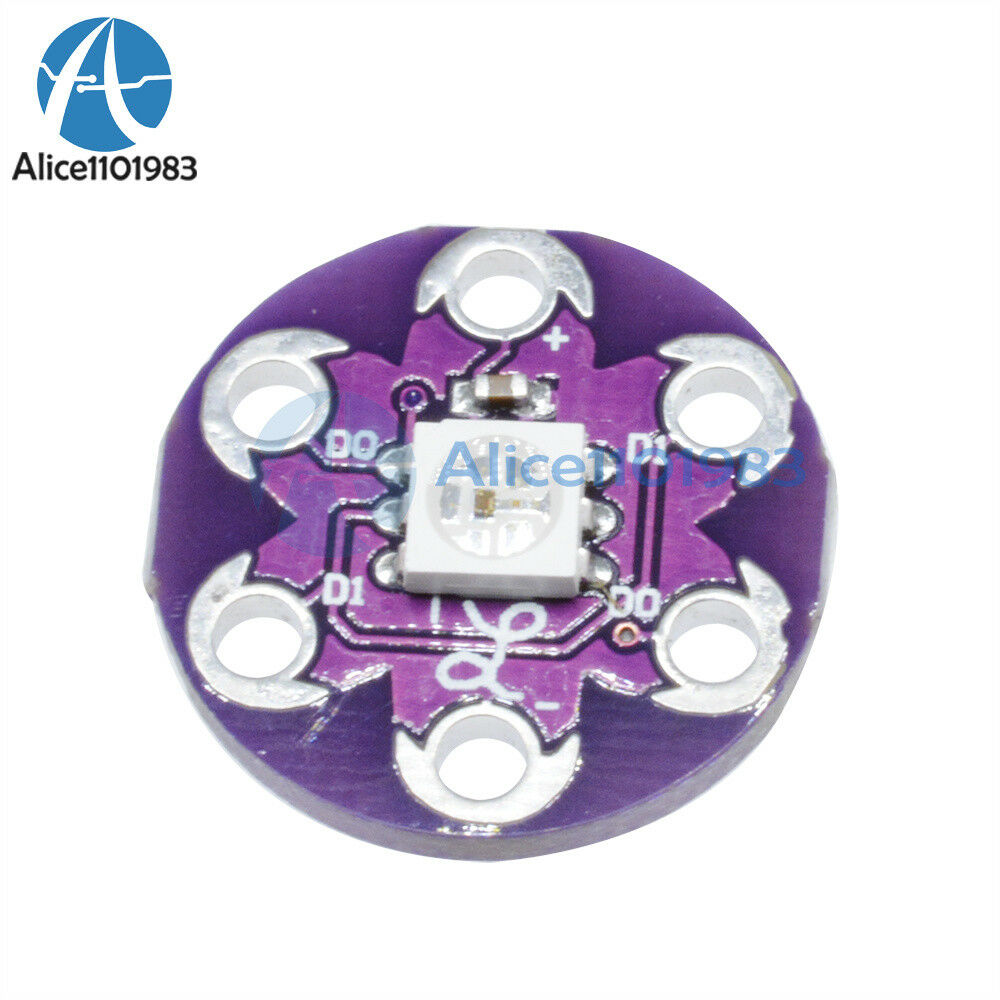 5PCS New LilyPad Pixel Board WS2812 5050 Lamp Panel LED Module for Arduino