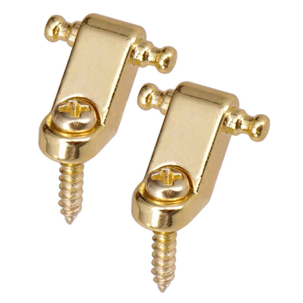 2pcs DIY Electric Guitar String Retainer with Screws Electric Guitars Parts