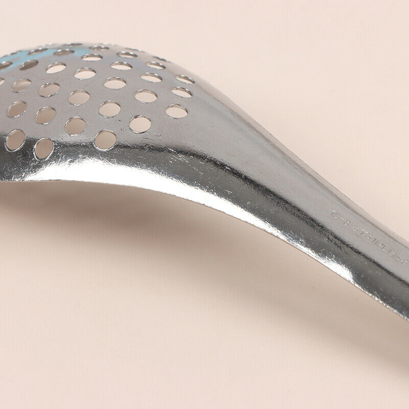 56 Holes Molecular Cuisine Caviar Spoon Colander Egg Yolk Caviar ColanderBDAU