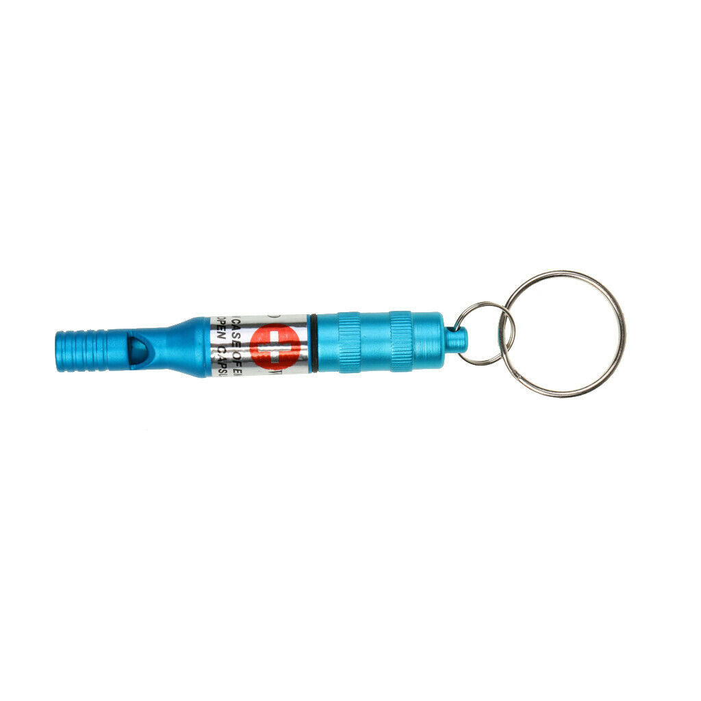 4 Pieces / Set Mini  Whistle Keychain Camping Hiking Tool