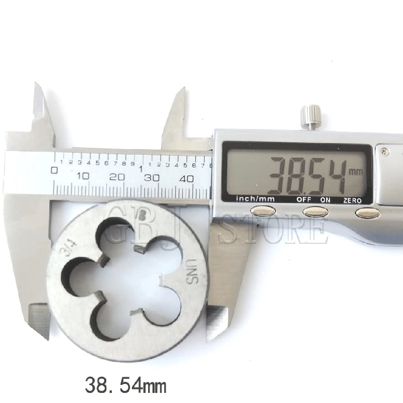 3/4-18 HSS Tap And Die Set， UNS Machine Thread Tap And UNS Round Thread Die