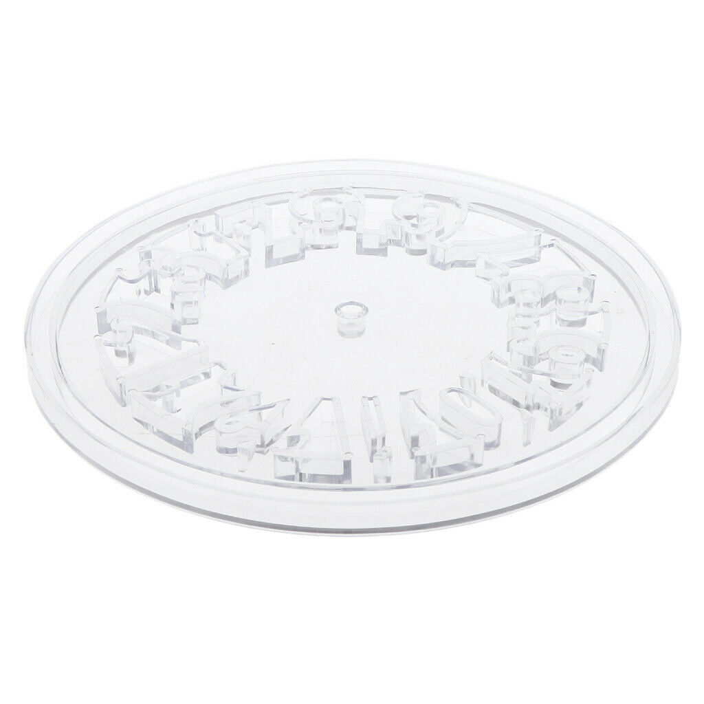 1Pcs Clear Silicone Clock Mold, Arabic Numerals Clock Making Tool for DIY