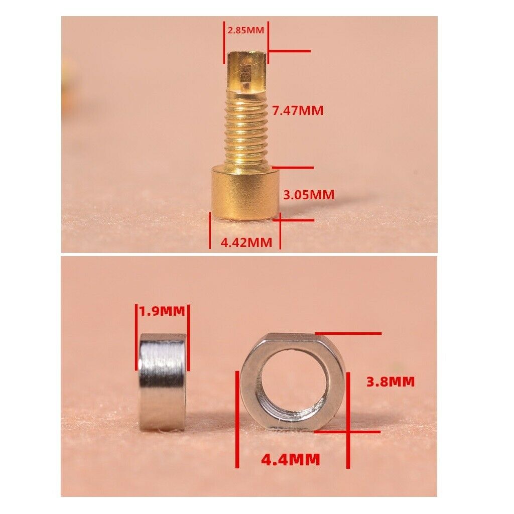 1 Piece Pure Copper Plated Earphone Accessories MMCX Screws and Screw   for