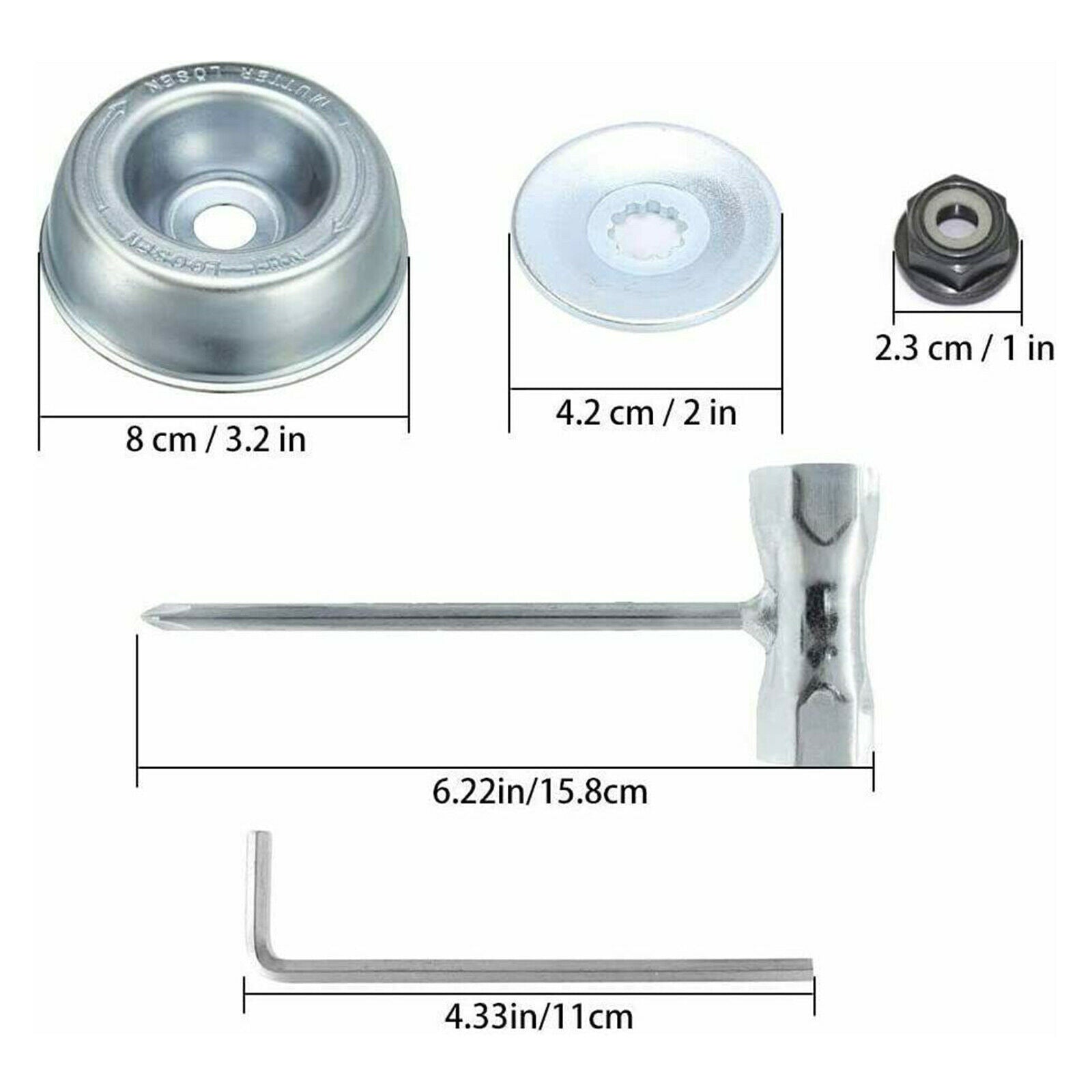 Blade Adapter Attachment Kit Thrust Washer Rider Plate for Stihl String