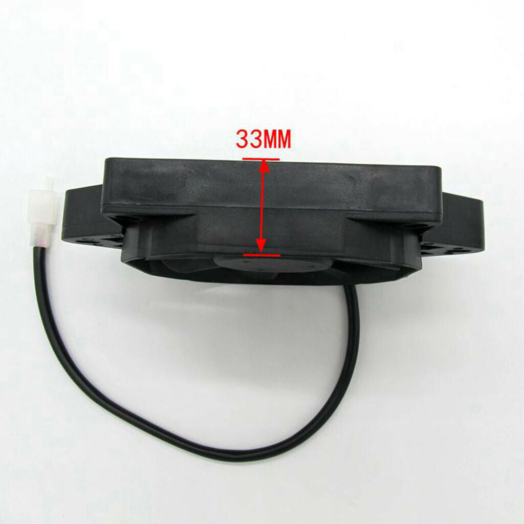 Radiator Thermo Electric Cooling Fan for 150cc 300cc 250cc Quad Dirt Bike