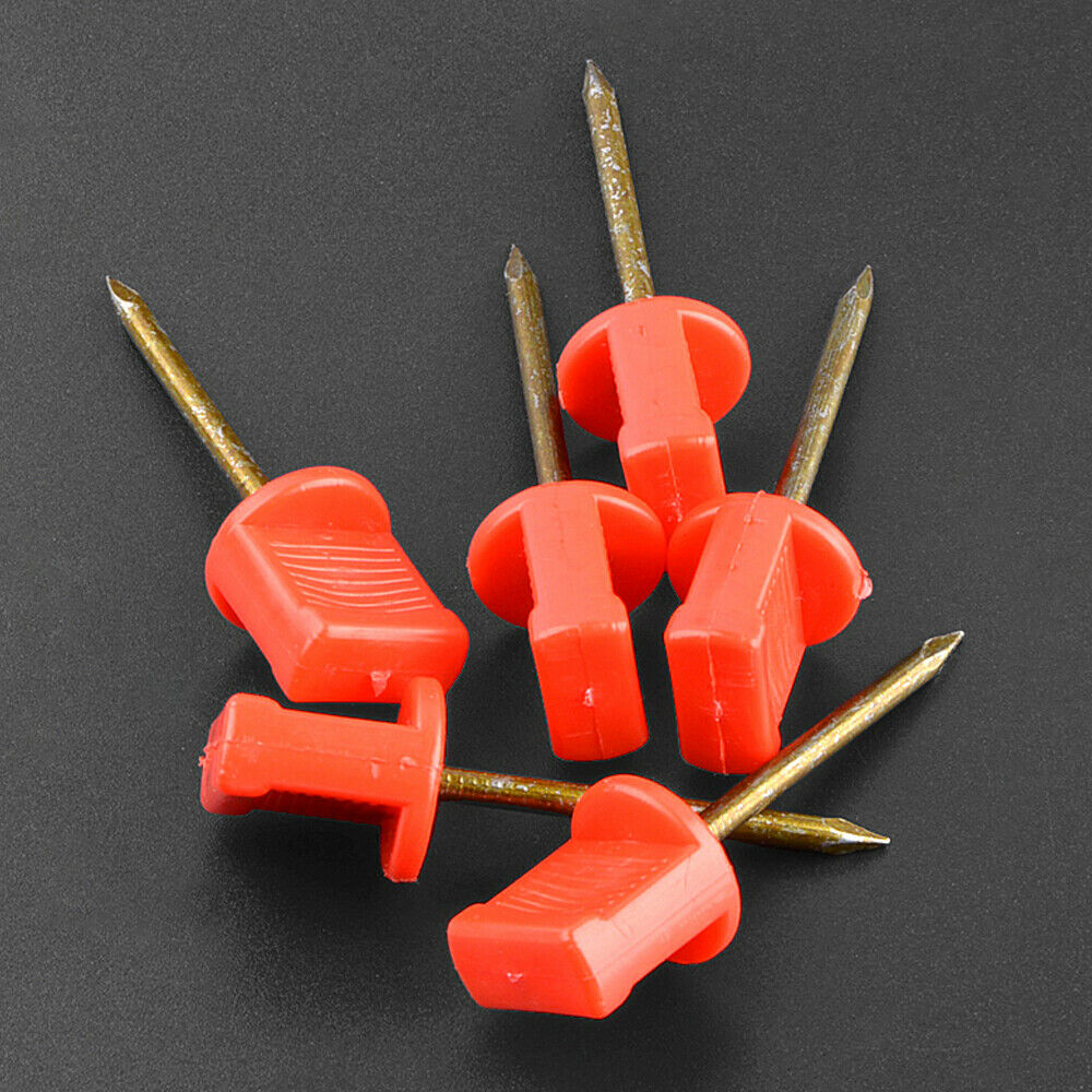 12pcs Archery Target Pins Steel Nails Straw Board Paper Targets Fix Bow Shooting