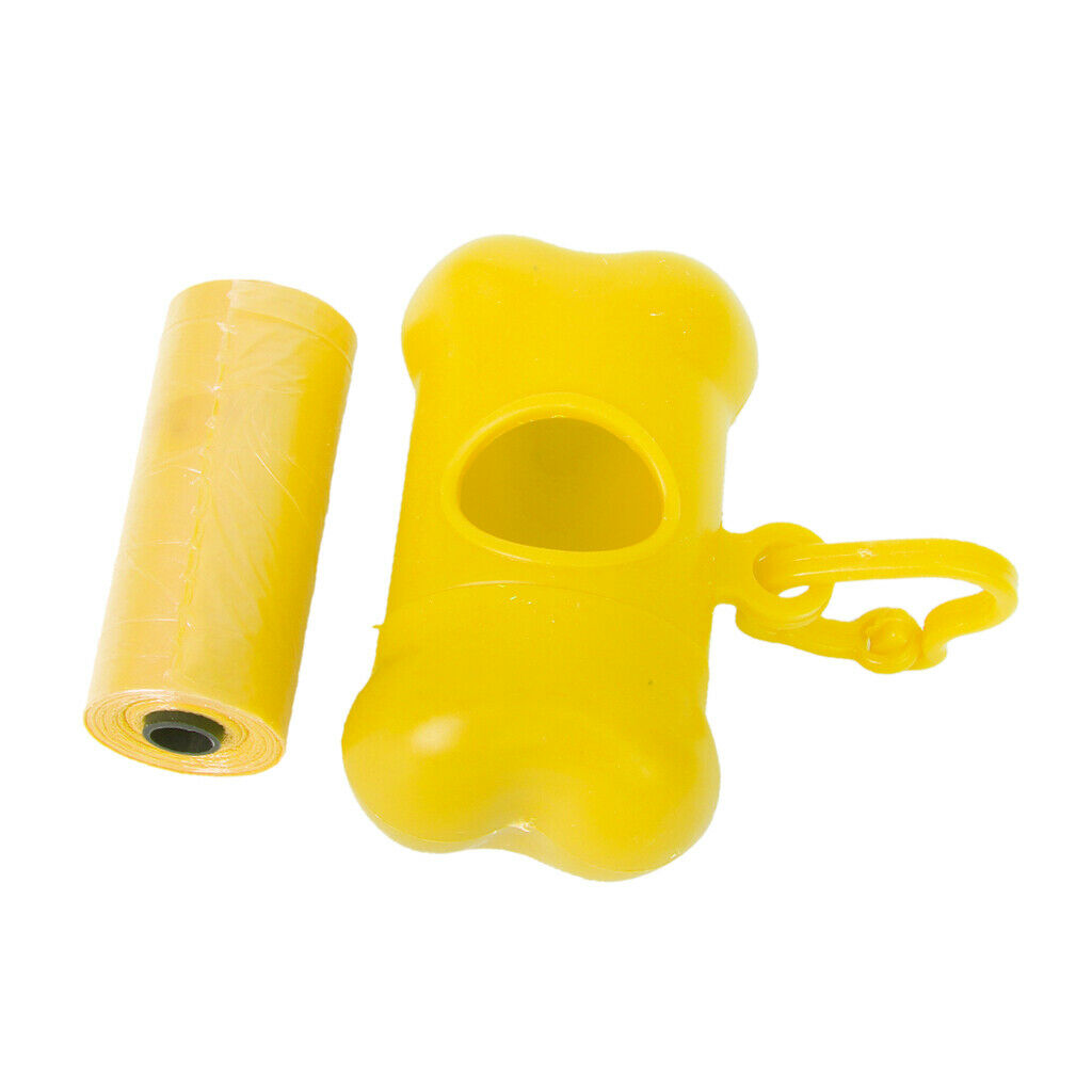 Pet Dog Poop Waste Dispenser Box Poop Removal Disposal Bags Holder Random
