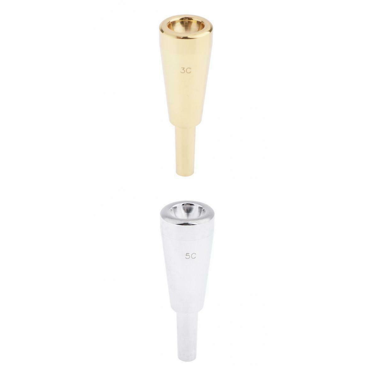 2pc 3C/5C Size Trumpet Mouthpiece Musical Instrument Parts Durable Copper