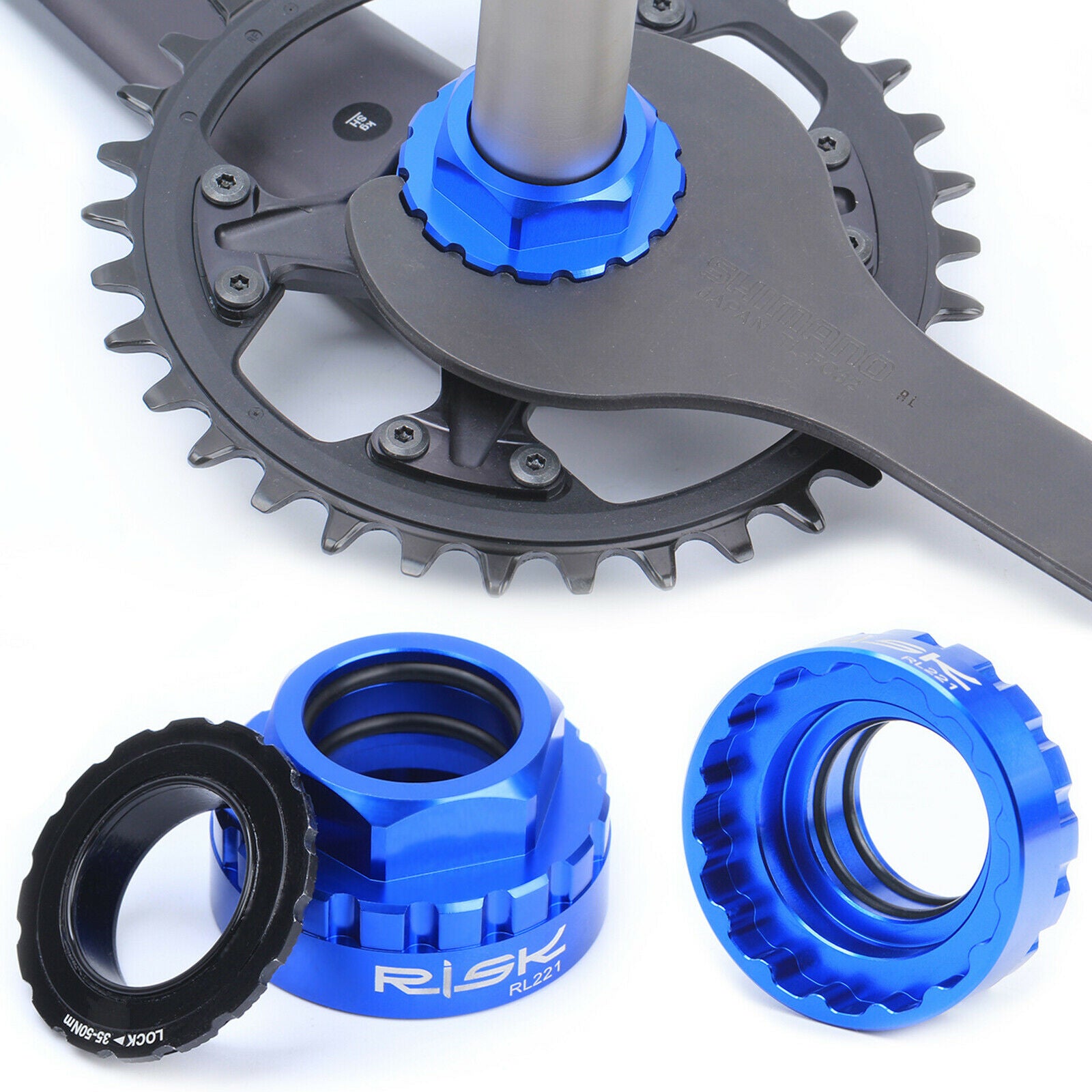 Durable 12-Speed Chainring Adapter Removal Installation Tool MTB for Shimano