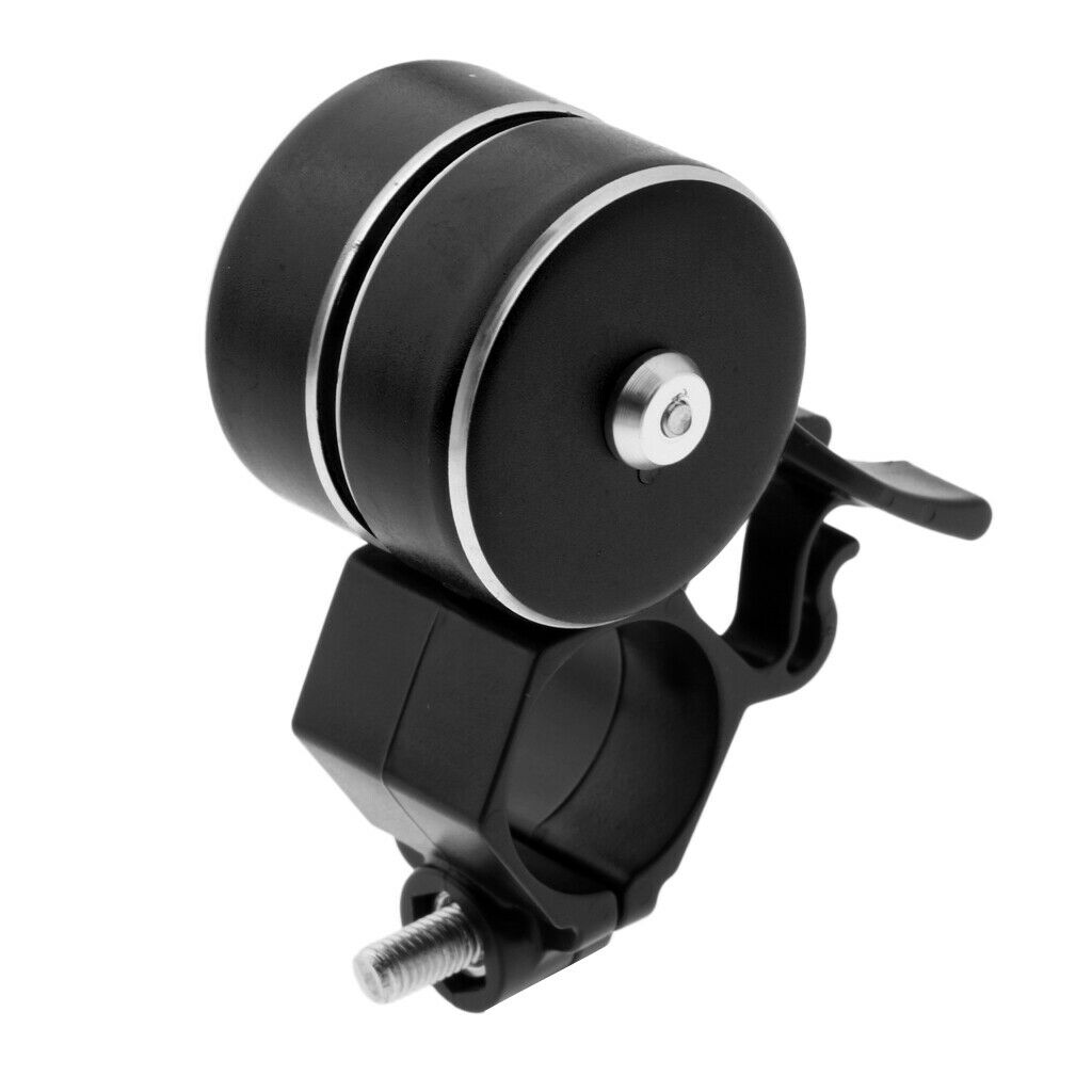 Bike Handlebar Bell Horn 3-Sounds Alarm Warning Ring Bells 120DB Black