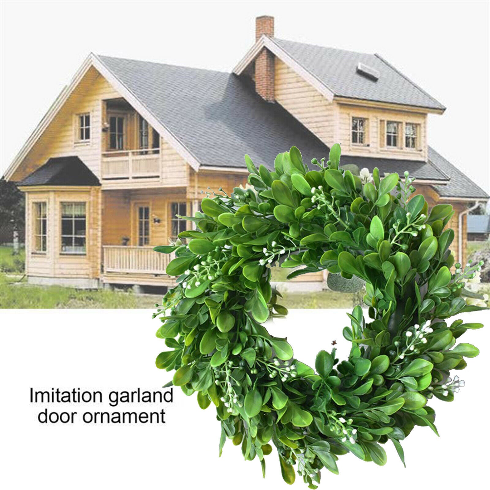 Eucalyptus Wreath Patio Garden Spring Home Decoration Photograph Props