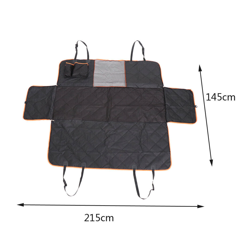 Water-resistant Oxford Pet Dog Cat Car Back Seat Cover Protector Travel