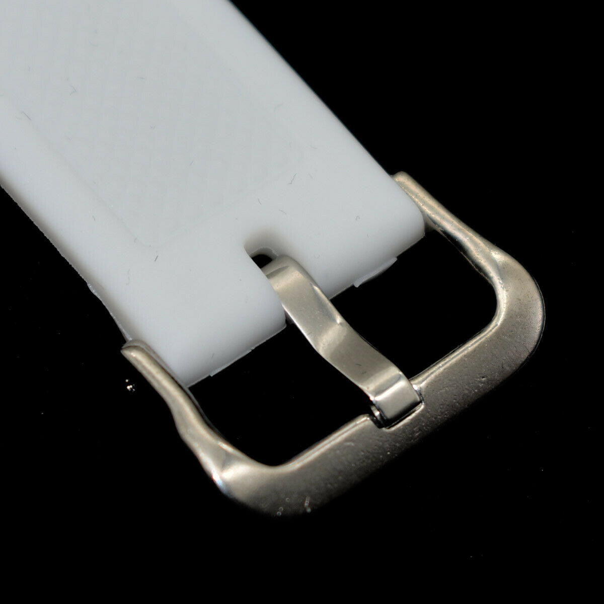18mm Rubber White Watch Strap With Pins For SGW-300H SGW-400H SGW-300 SGW-400