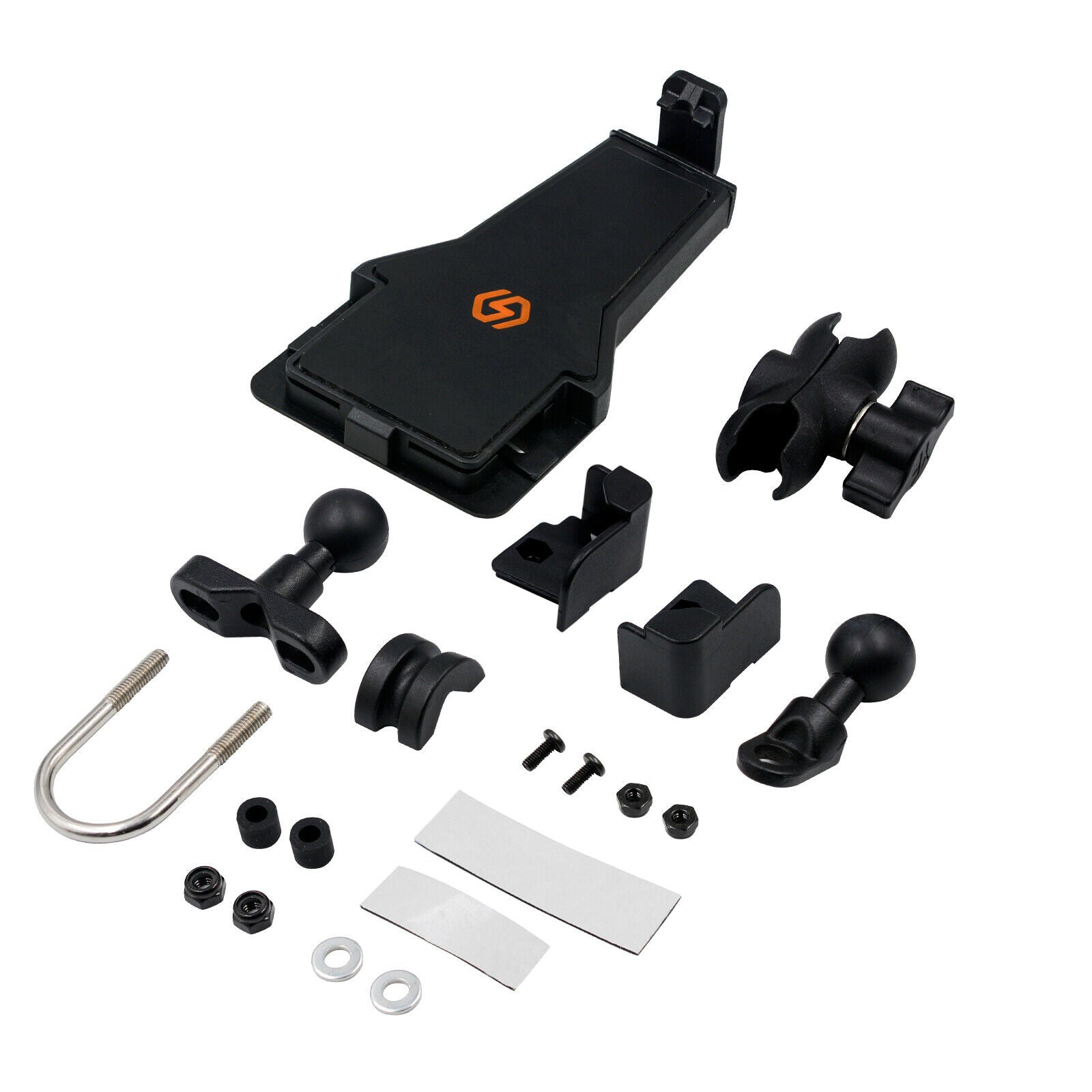 For Motorcycle Electric Car 360° Adjustable Phone Holder Wireless Charging Stand