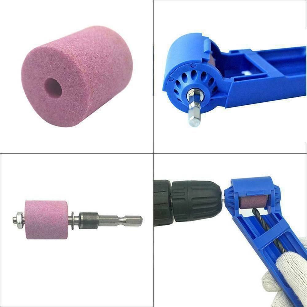 UK Portable Drill Bit Sharpening Diamond Corundum Grinding Wheel Power Sharpener