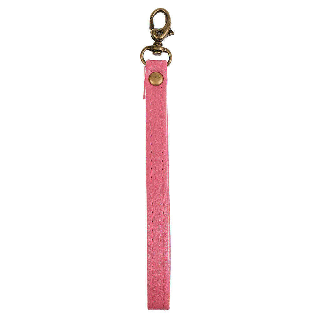 2 Pieces Solid Replacement Leather Wristlet Strap For