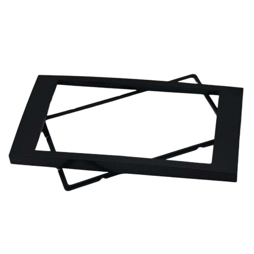 2 Din Car Stereo Panel Trim Black Frame Kit For