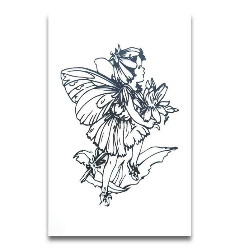 Chrysanthemum Fairy Silicone Clear Seal Stamp DIY Scrapbooking Embossing Photo