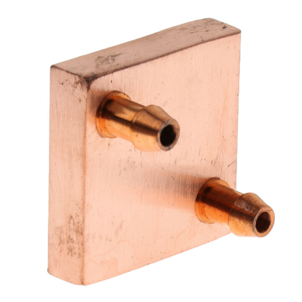 Copper Water Cooling Block 40x40mm CPU Graphics Radiator TT4040E