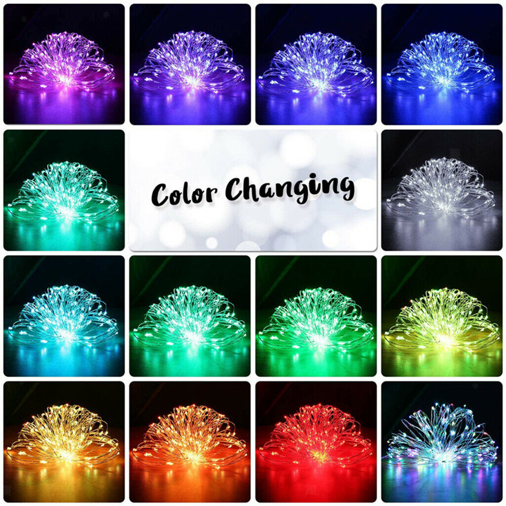 10M 100LED String Lights Waterproof Copper Wire Fairy Light Indoor Outdoor