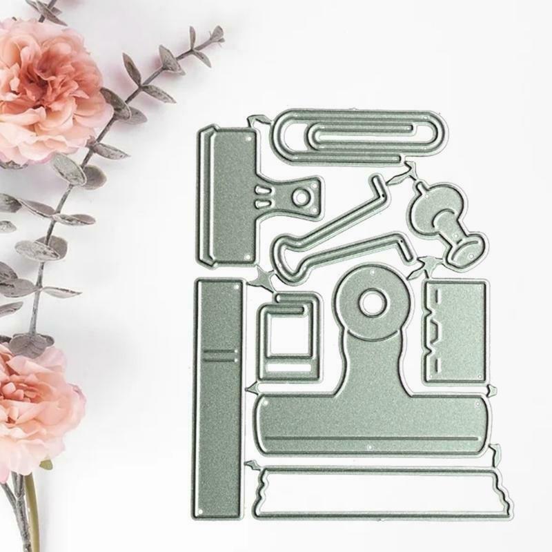 Metal Cutting Dies Document Clips Folders Embossing Puzzle Combination Set Dies