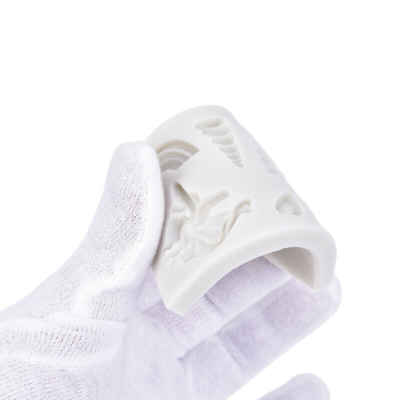 unicorns cloud horn ears silicone molds Decorating Cupcake Gumpaste fonda.l8