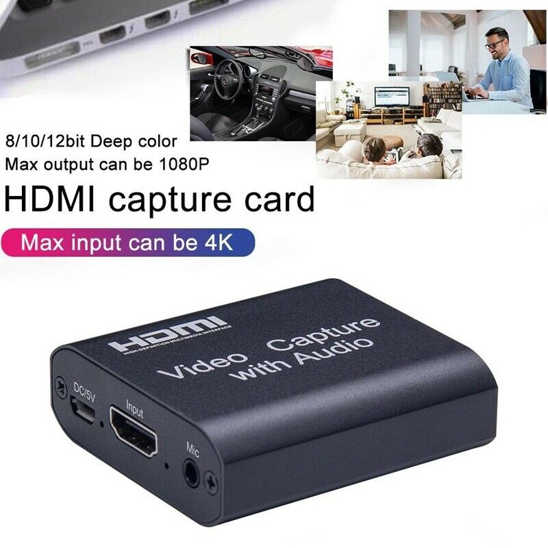 4X(1080P 4K MI Video Capture Device MI to USB 3.0 Video Capture Card with 3W1R6)