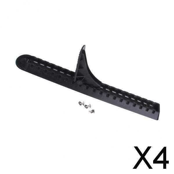 4X Adjustable Marine Boat Kayak Rudder Control Footrest Foot Rest Brace Black