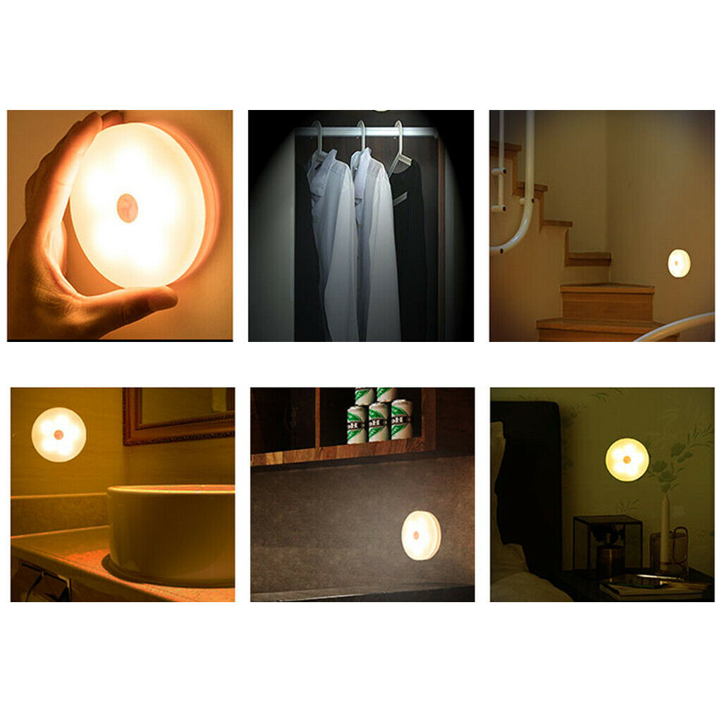 Mini LED Night Light Bedside Night Light For Home Bedroom A-Battery Powered