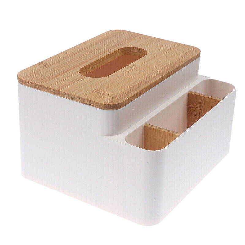 Multi-function Control Organizer Practical Tissue Box Home Cosmetic Storage _AU