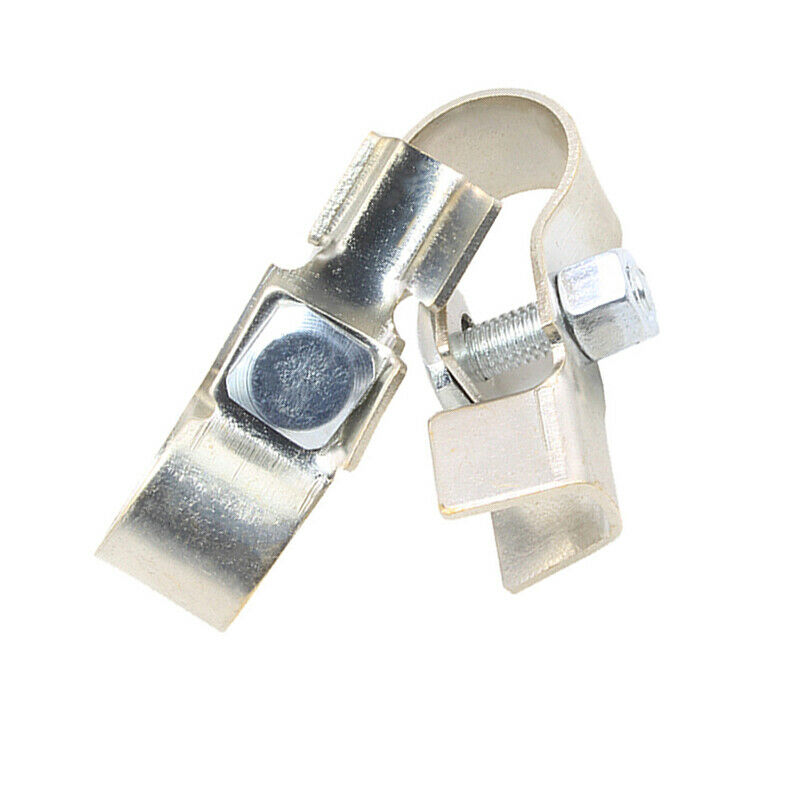 Auto Car Battery Copper Terminal Clamp Clips Connector Negative Positive 16-18mm
