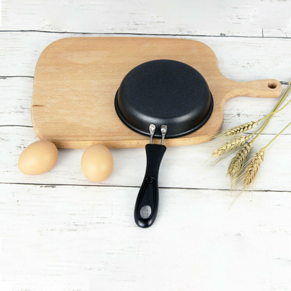 Round Non-stick Skillet Pan Omelette Breakfast Mini Saucepan Mini Cookware New*