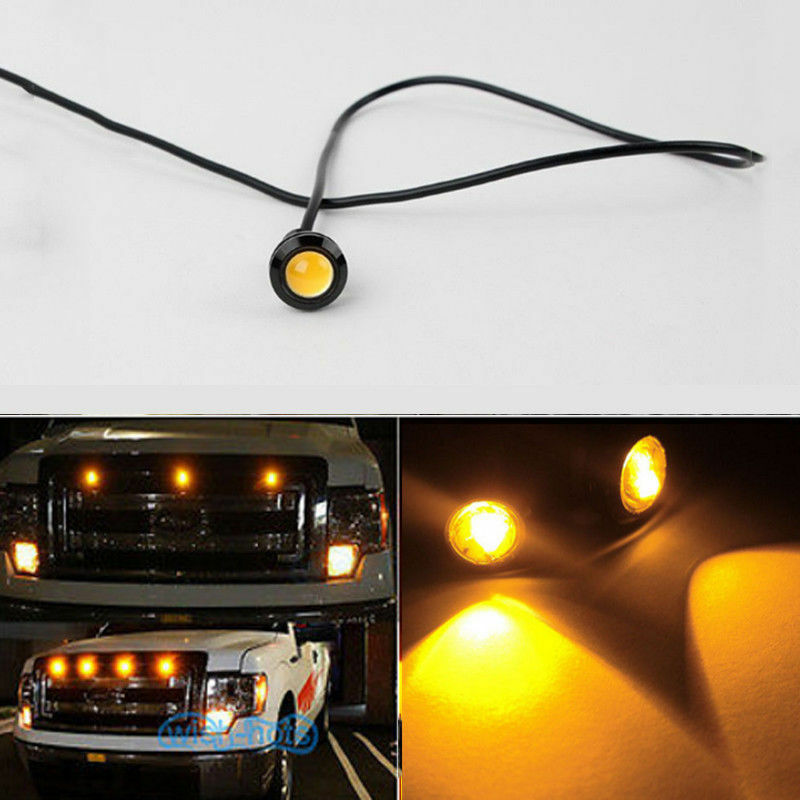 1x Amber Grille Lighting LED For Ford SVT Raptor Style Universal Fit Truck SUV