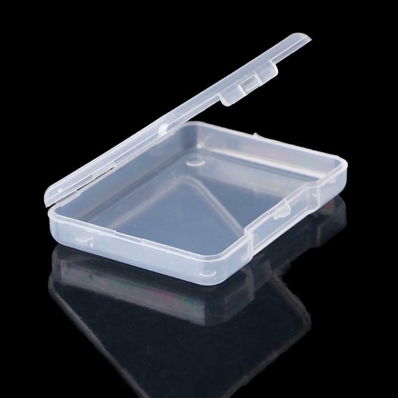 Rectangular Plastic Clear Transparent Storage Box Collection Container Organizer