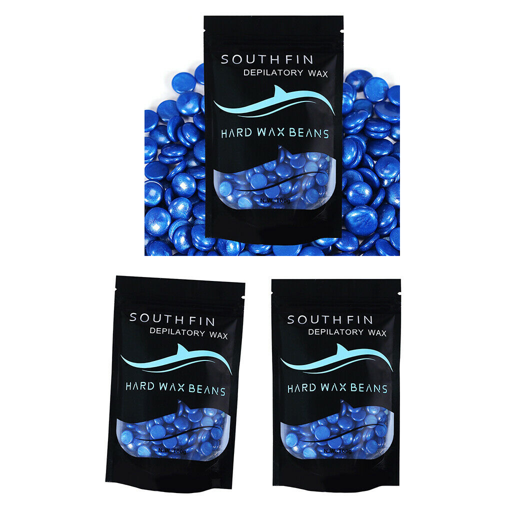 2pcs 100g Hard Wax Bead Adults Hair Removal Depilatory Waxing Bean Chamomile
