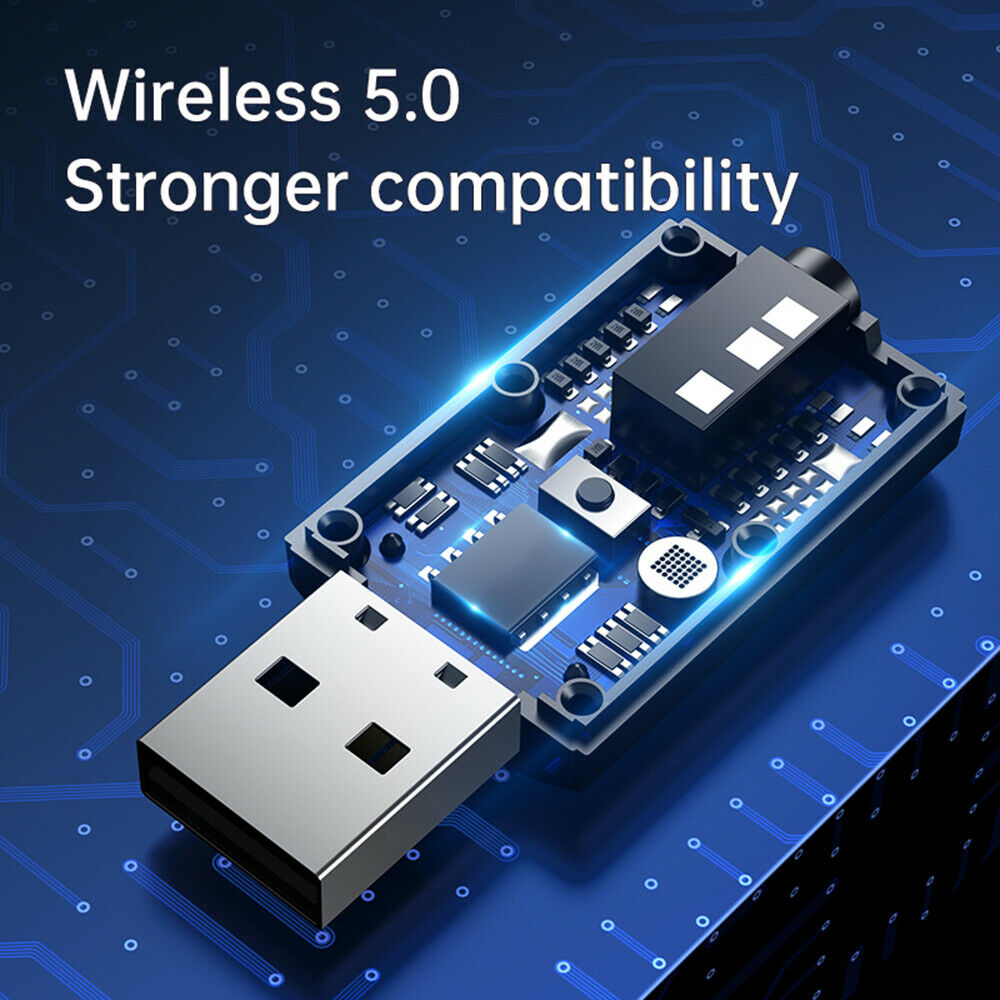 4IN1 Bluetooth 5.0 Transmitter Receiver Wireless Audio 3.5mm USB Aux Adapter USA