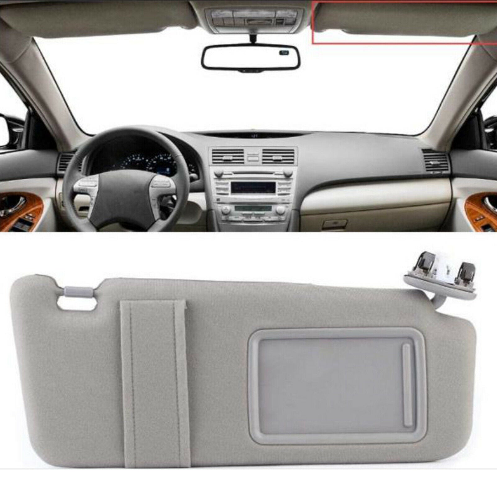 Right Side Sun Visor 74310-06770-B0 Replacement for Camry 07-11 Spare Parts