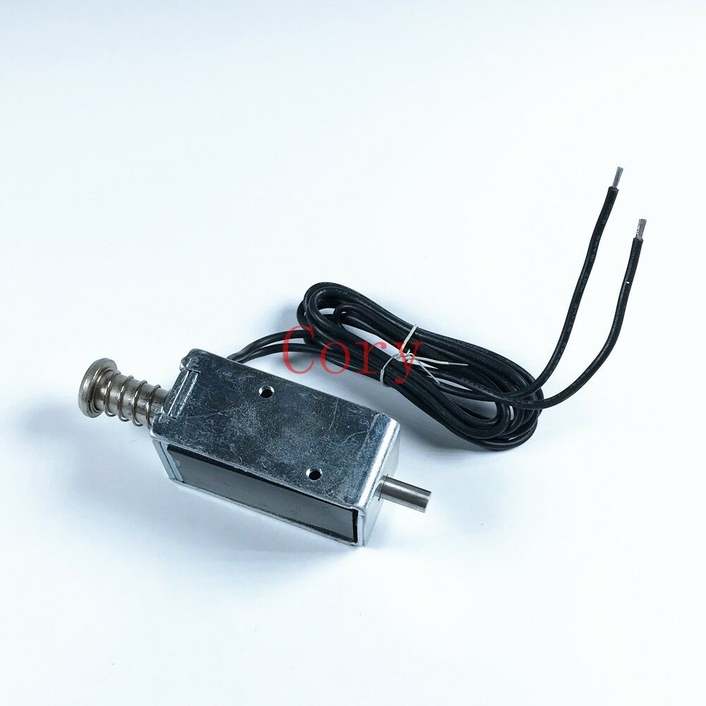 1pcs Solenoid Electromagnet Push Type 10mm/16000GF Force& Stroke DC 48V 5.05Amp