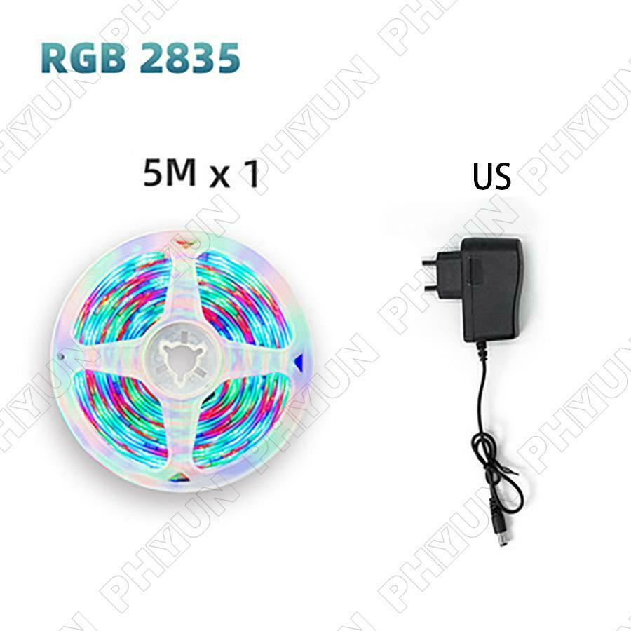5M LED Strip Lights RGB Bar Light Kit Fit Home TV Backlight Lamp Ambient Light