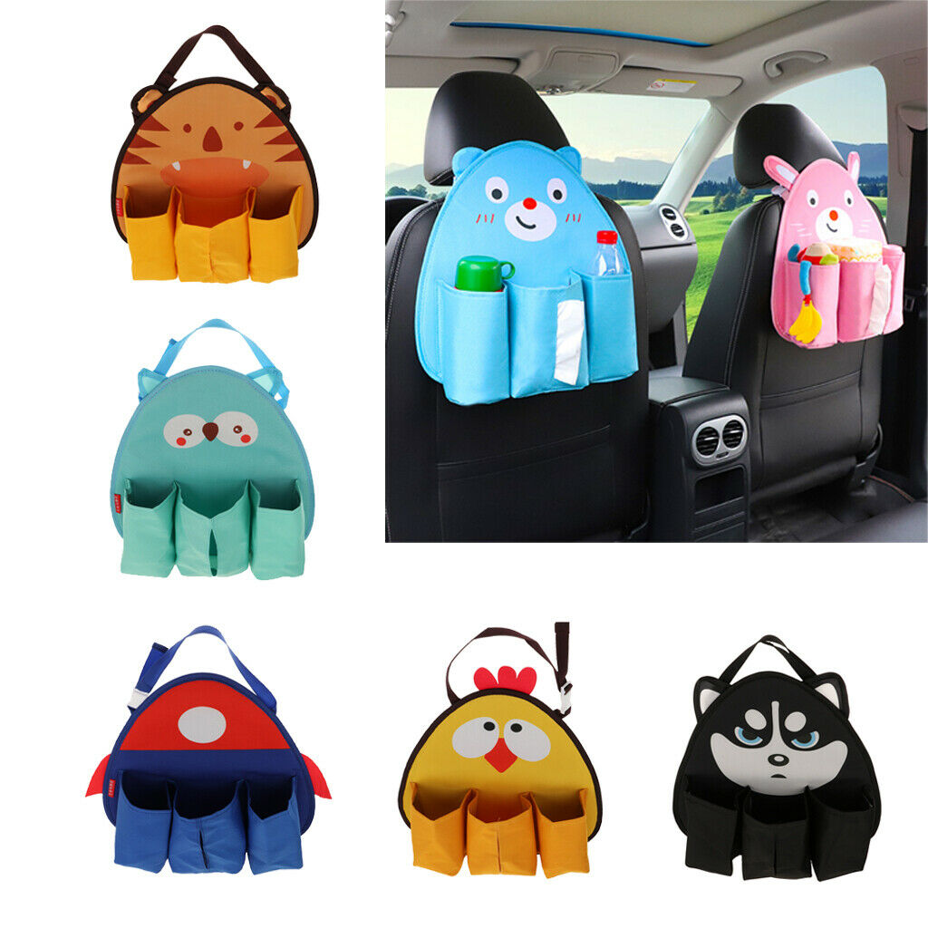 Children's Cartoon Car Storage Bag Animal Tissue Box  Husky