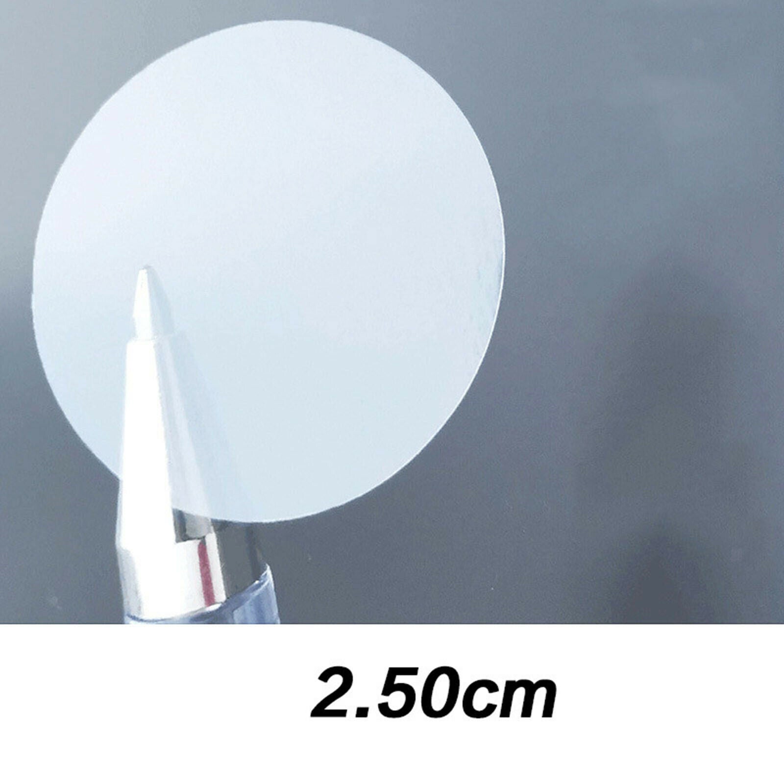 3000pcs Stickers Adhesive 2.5cm Transparent Sealing Labels Seal Tape Tag Tab