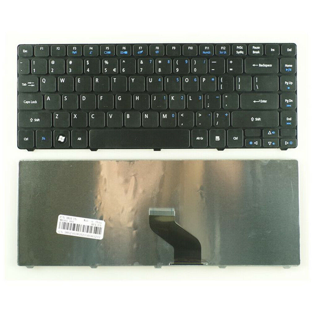 Black English Replacement US Keyboard For ACER Aspire
