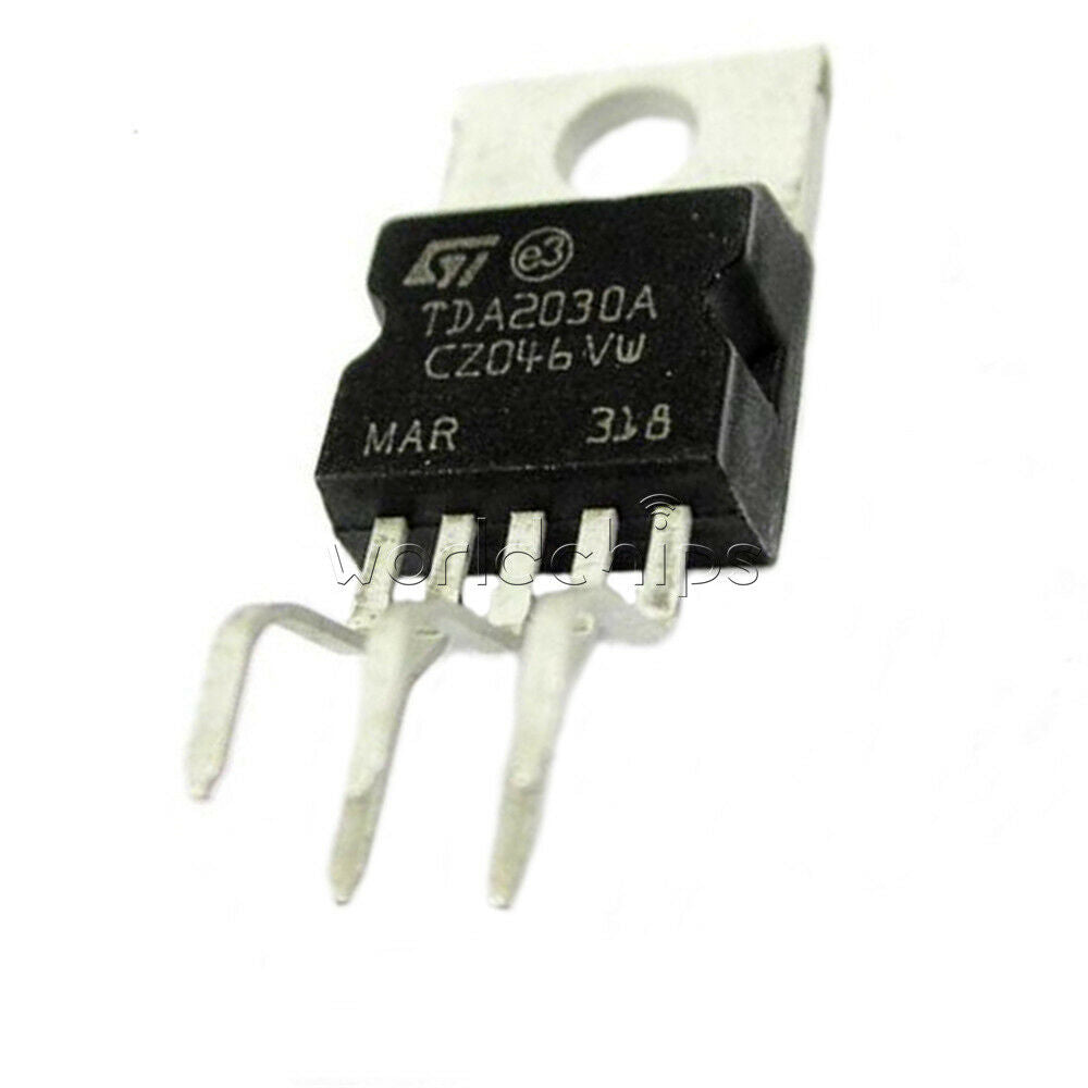 5PCS ST TDA2030A TDA2030 TO-220 18W Hi-Fi Amplifier 35W Low Power Driver IC