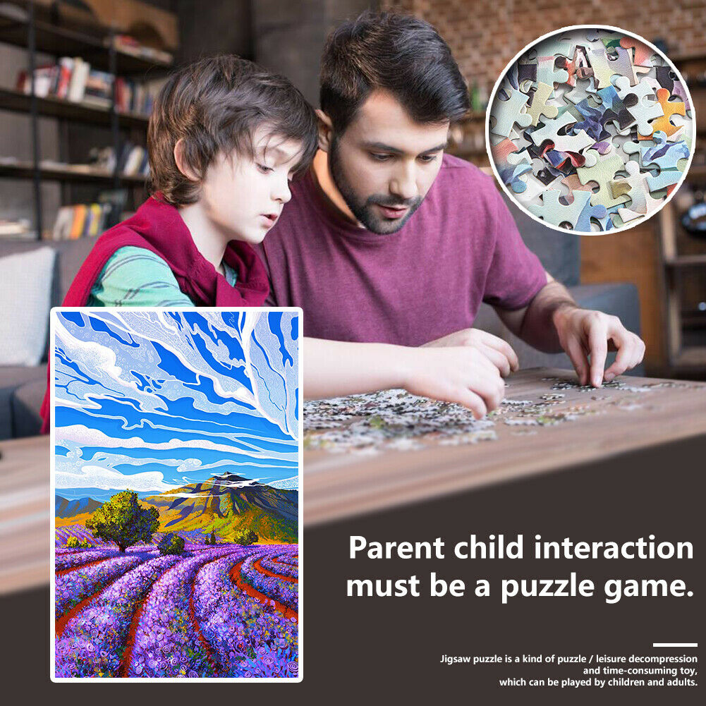 1000pcs DIY Cloud Mountain Garden Puzzle Educational Learning Jigsaw Toys @