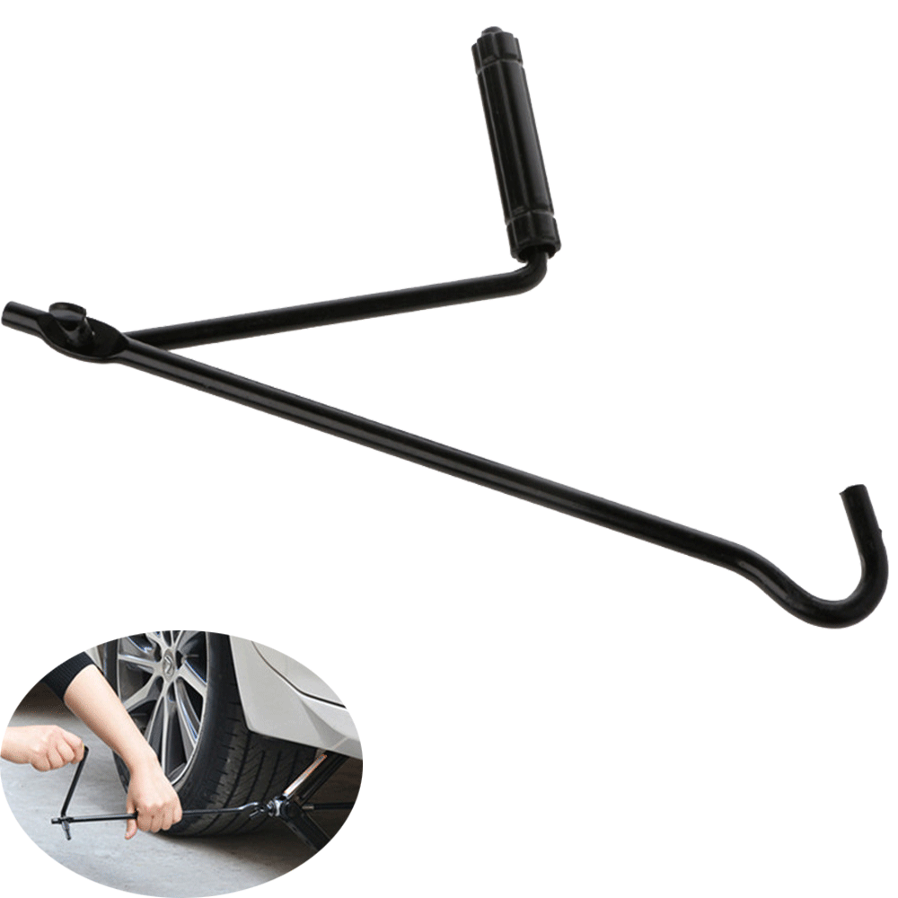 Car Tire Wheel Jack Lug Handle Crank Scissor Speed Wrench Tyre Repair Lift Tool