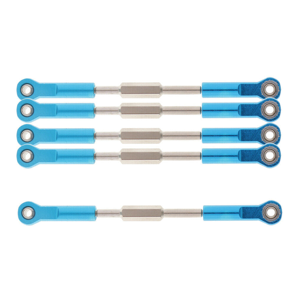 5PCS Adjustable Steering Linkage Pulling Rod for 1/10 RC Car Truck DIY Parts