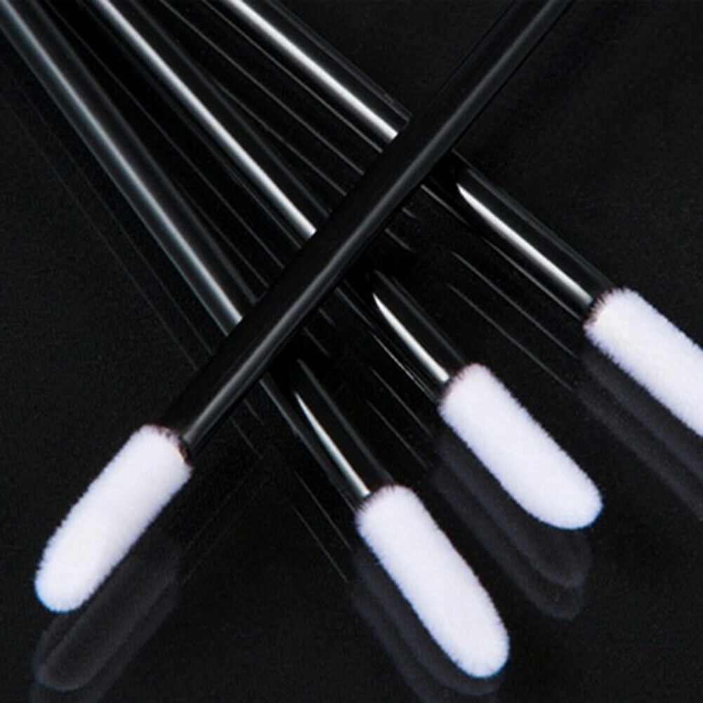 50Pcs Lip Gloss Brush Disposable Wands Lipstick Eyelash Extension Removal Utilit