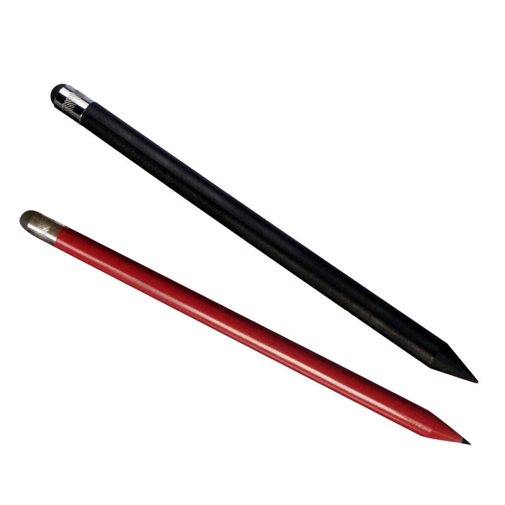 2 pcs touchscreen capacitive touchscreen pen for tablet black + red